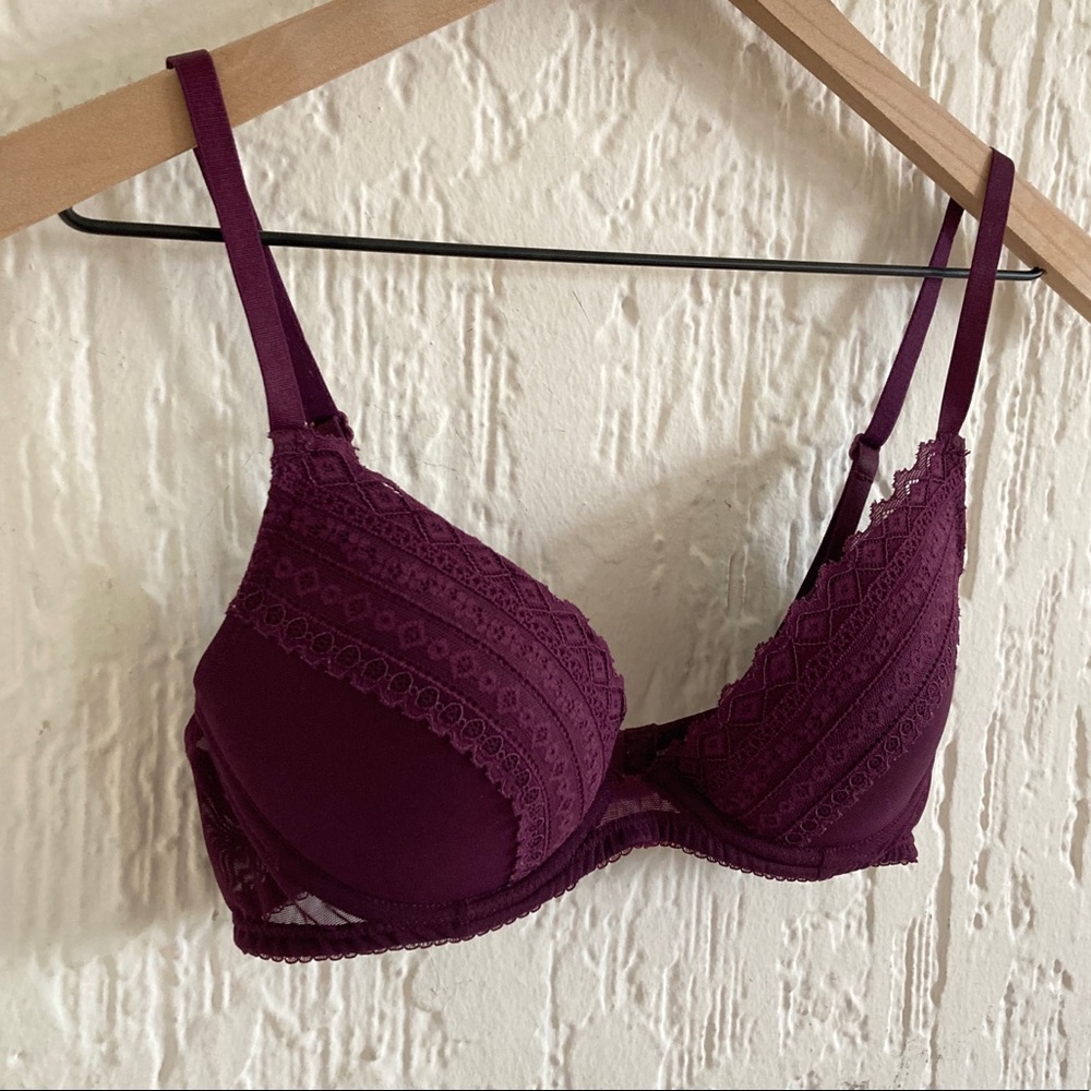 H&M Lace Push Up Bra Size 34B - Picture 3 of 9